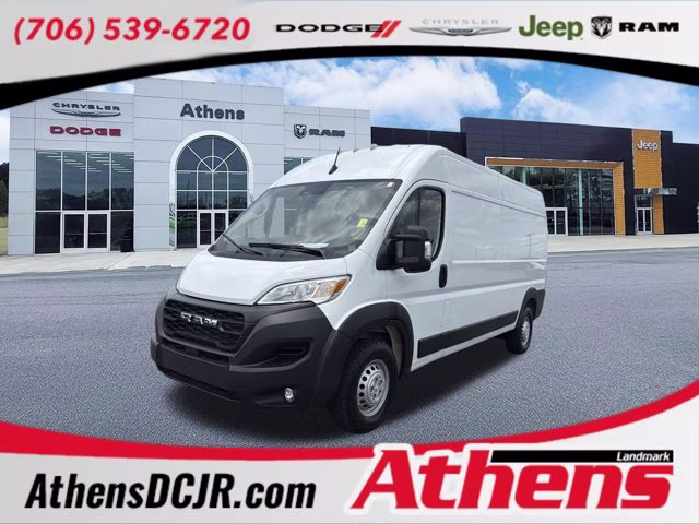 2025 Bright White Clearcoat Ram ProMaster Cargo Van Tradesman FWD Van