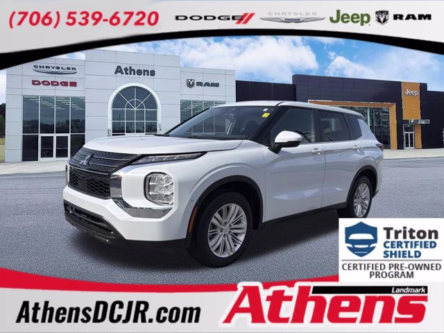 2024 White Diamond Mitsubishi Outlander ES FWD SUV