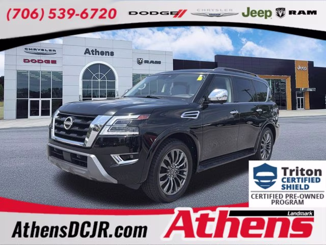2023 Super Black Nissan Armada Platinum 4X4 SUV