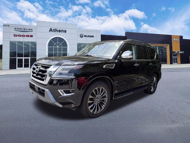 2023 Super Black Nissan Armada Platinum 4X4 SUV