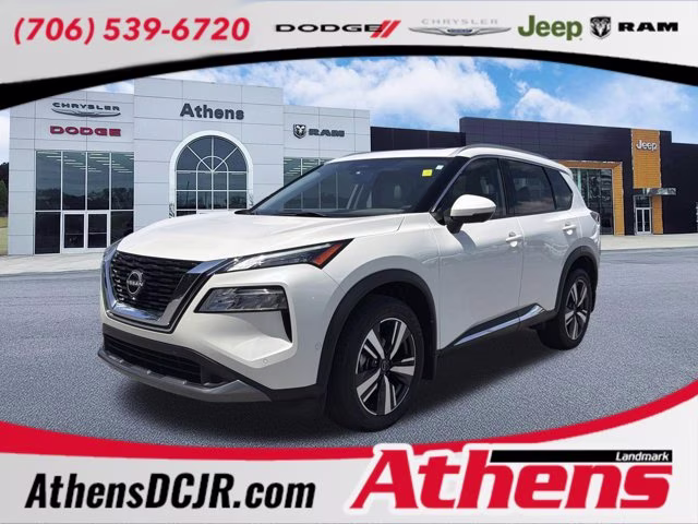 2023 Pearl White Tricoat Nissan Rogue SL FWD SUV