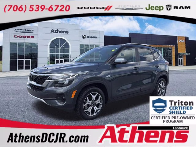 2023 Gravity Gray Kia Seltos EX AWD SUV