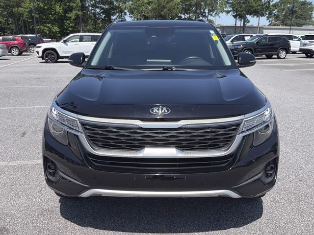 2021 Cherry Black Kia Seltos S AWD SUV