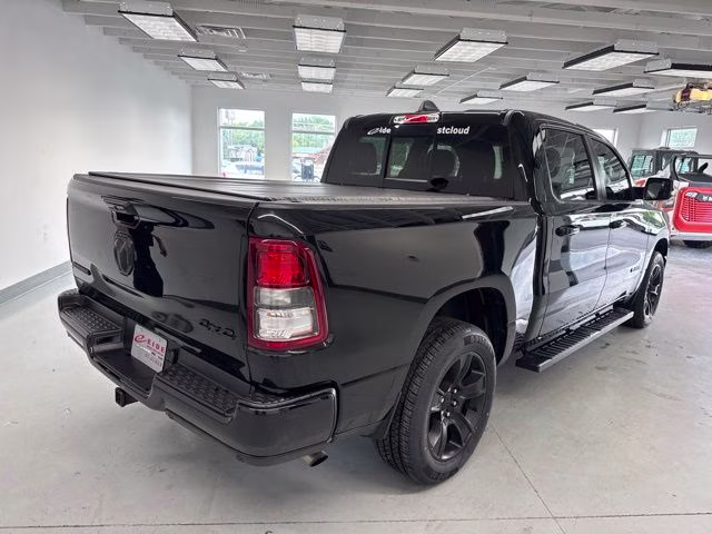 2023 Diamond Black Crystal Pearlcoat Ram 1500 Big Horn 4X4 Truck