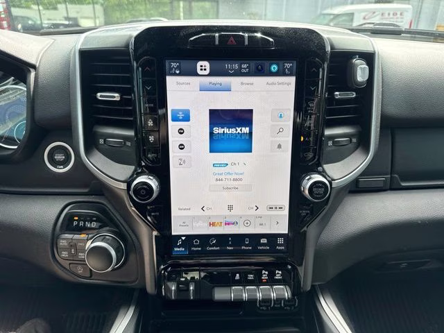 2023 Diamond Black Crystal Pearlcoat Ram 1500 Big Horn 4X4 Truck