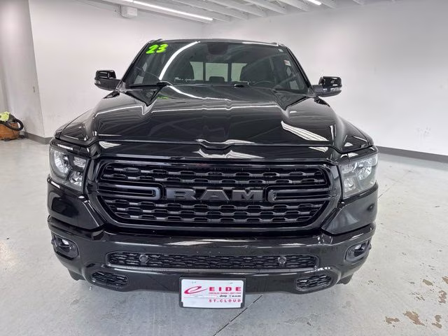 2023 Diamond Black Crystal Pearlcoat Ram 1500 Big Horn 4X4 Truck