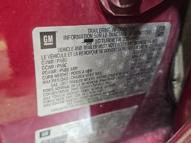 2020 Red Quartz Tintcoat GMC Sierra 1500 SLT 4X4 Truck