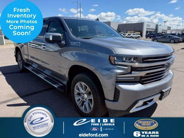 2020 Satin Steel Metallic Chevrolet Silverado 1500 High Country 4X4 Truck