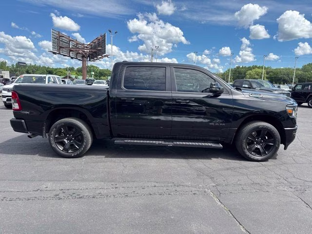 2023 Diamond Black Crystal Pearlcoat Ram 1500 Big Horn 4X4 Truck