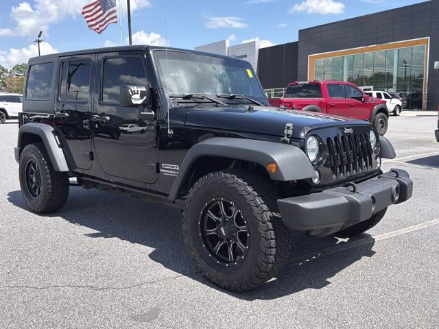 2017 Black Clearcoat Jeep Wrangler Unlimited Sport 4X4 Convertible
