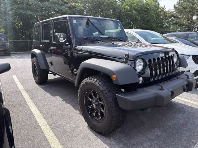 2017 Black Clearcoat Jeep Wrangler Unlimited Sport 4X4 Convertible