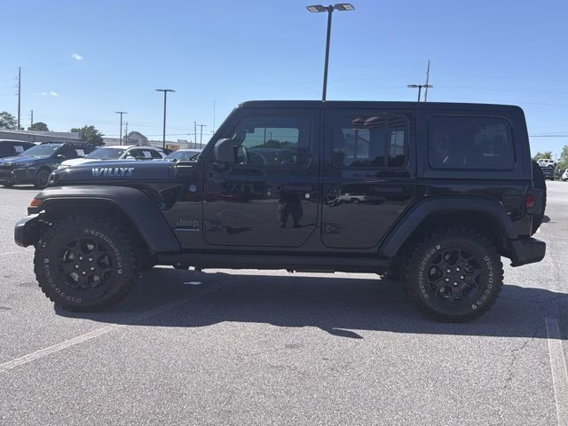 2023 Black Clearcoat Jeep Wrangler 4xe Willys 4xe 4X4 Convertible