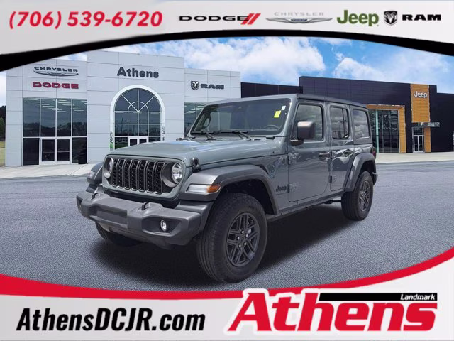 2024 Anvil Clear Coat Jeep Wrangler Sport S 4X4 Convertible