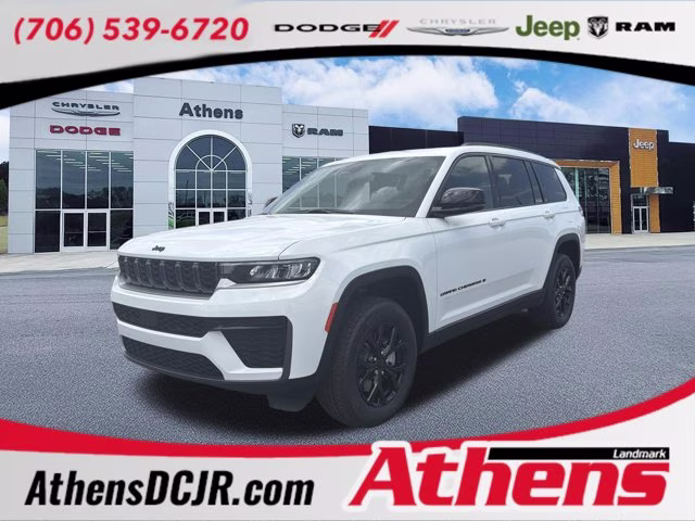2026 Bright White Clearcoat Jeep Grand Cherokee L Laredo Altitude 4X4 SUV