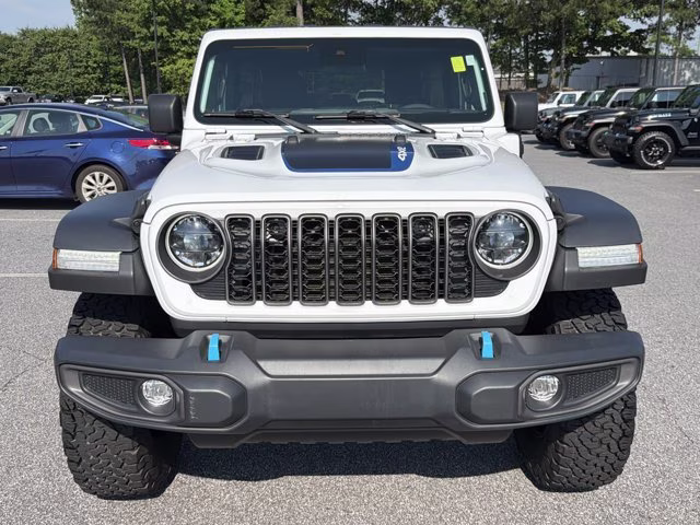 2024 Bright White Clearcoat Jeep Wrangler 4xe Rubicon 4X4 Convertible