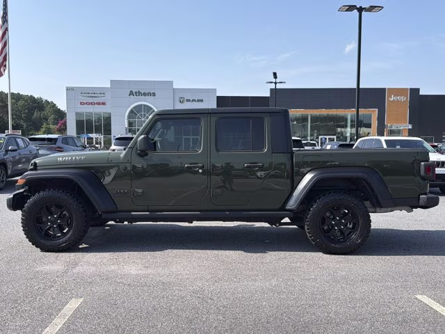 2021 Sarge Green Clearcoat Jeep Gladiator Willys 4X4 Truck
