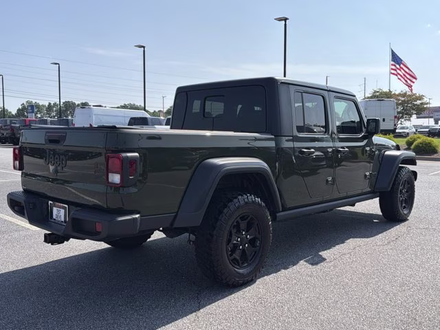 2021 Sarge Green Clearcoat Jeep Gladiator Willys 4X4 Truck