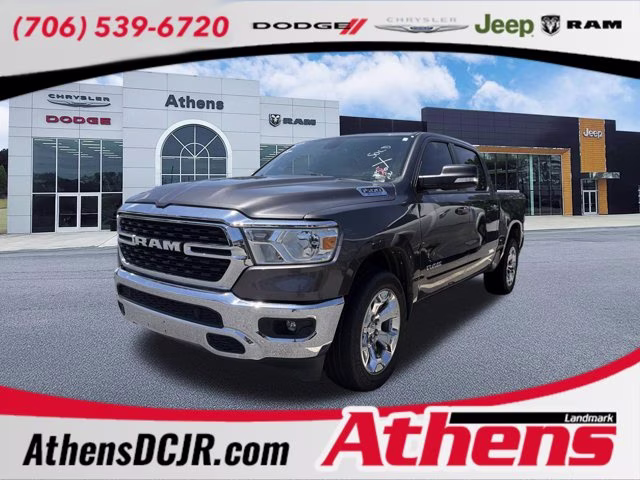 2022 Granite Crystal Metallic Clearcoat Ram 1500 Big Horn 4X4 Truck