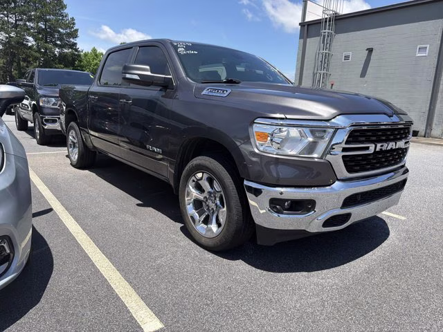 2022 Granite Crystal Metallic Clearcoat Ram 1500 Big Horn 4X4 Truck