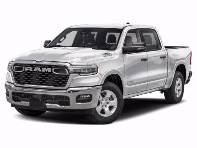 2025 Billet Silver Metallic Clearcoat Ram 1500 Big Horn 4X4 Truck