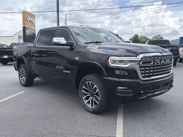 2026 Diamond Black Crystal Pearlcoat Ram 1500 Longhorn 4X4 Truck