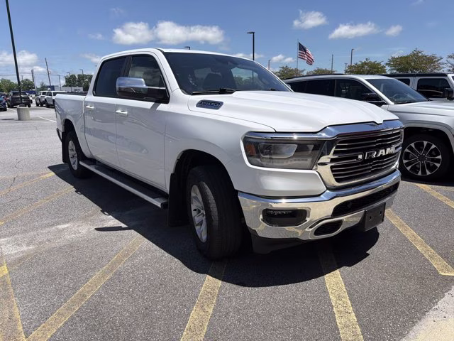 2023 Bright White Clearcoat Ram 1500 Laramie 4X4 Truck