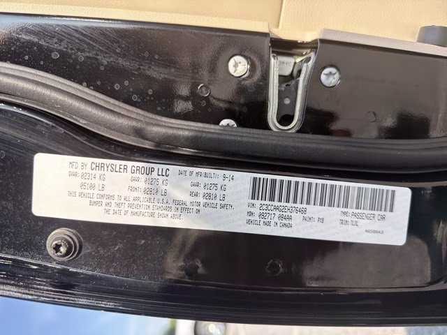 2014 Gloss Black Chrysler 300 Base RWD Sedan