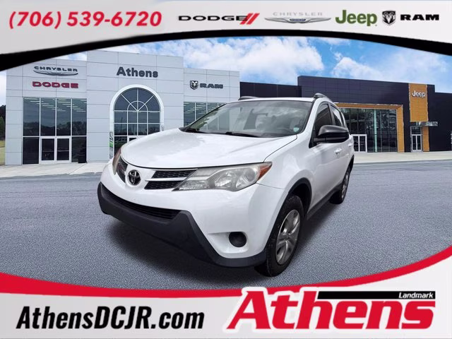 2015 Super White Toyota RAV4 LE FWD SUV
