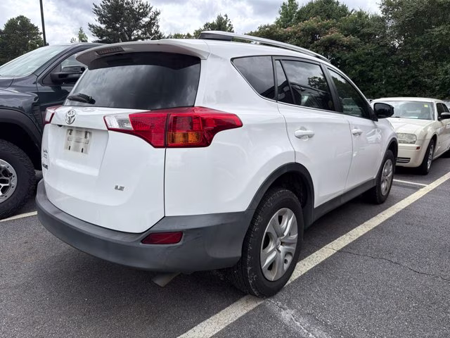 2015 Super White Toyota RAV4 LE FWD SUV