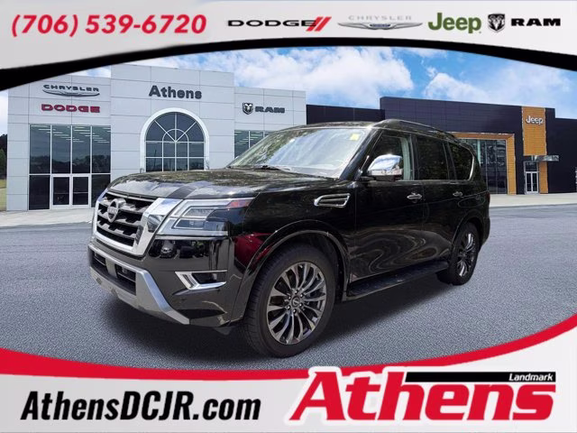 2023 Super Black Nissan Armada Platinum 4X4 SUV