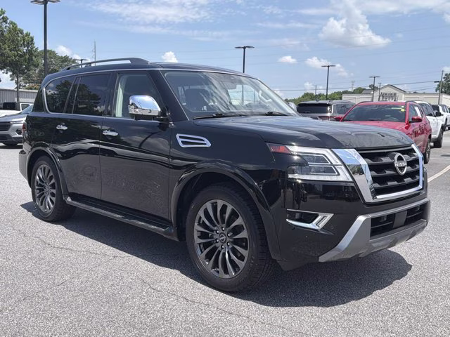 2023 Super Black Nissan Armada Platinum 4X4 SUV