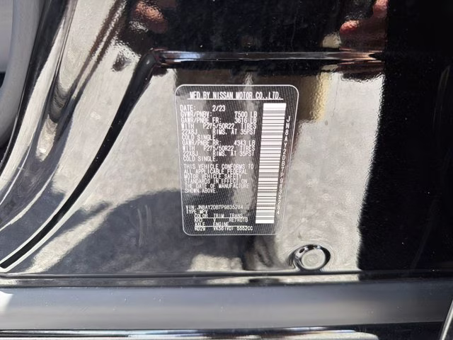 2023 Super Black Nissan Armada Platinum 4X4 SUV
