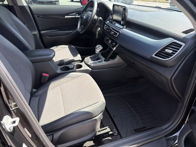 2021 Cherry Black Kia Seltos S AWD SUV
