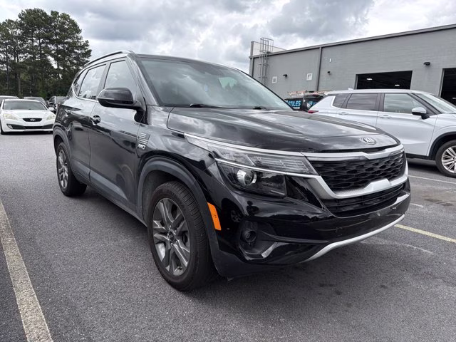2021 Cherry Black Kia Seltos S AWD SUV