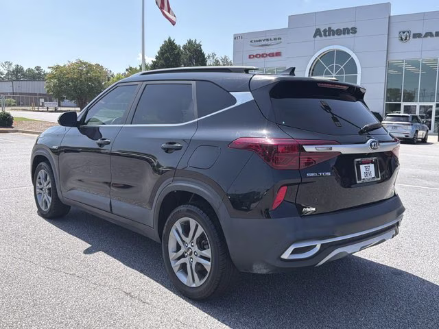 2021 Cherry Black Kia Seltos S AWD SUV