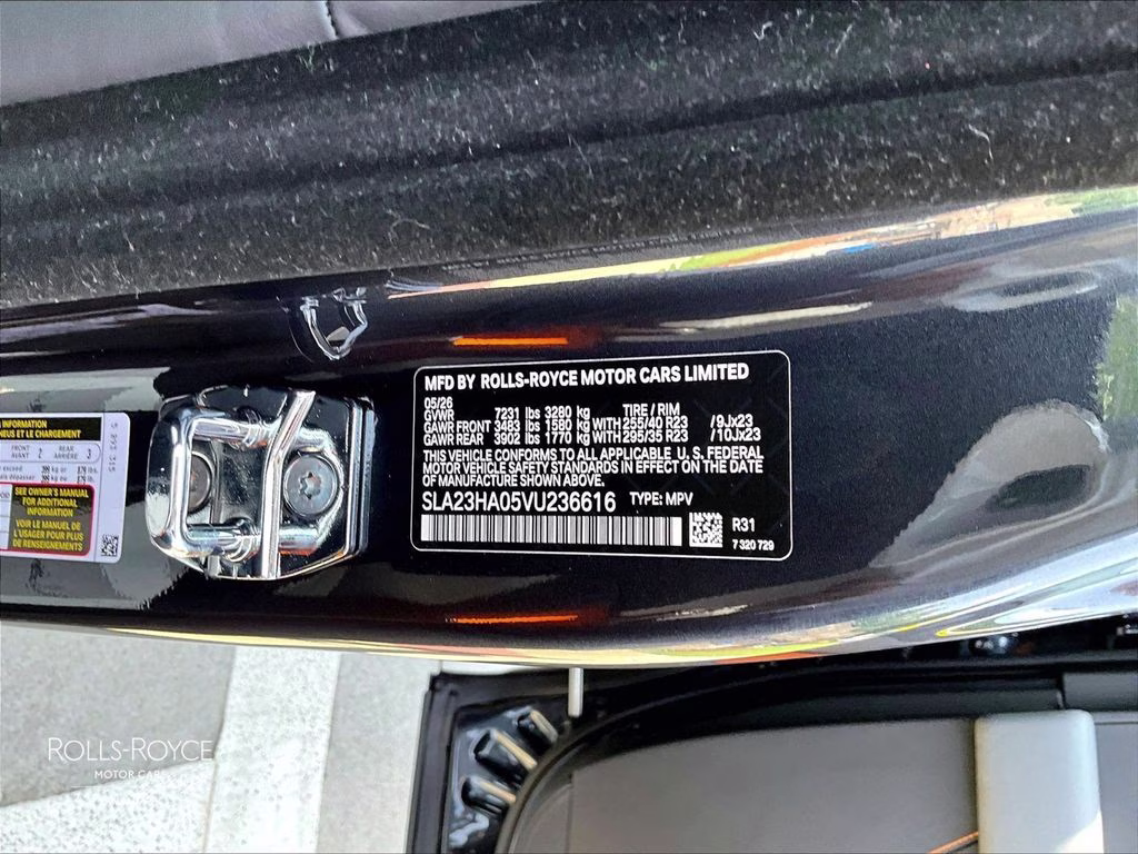 2027 Darkest Tungsten Rolls-Royce Cullinan AWD SUV