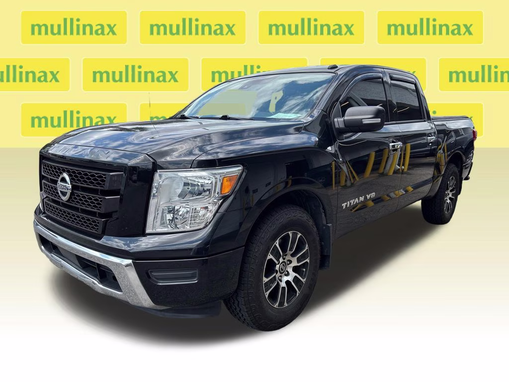 2020 Super Black Nissan Titan SV RWD Truck