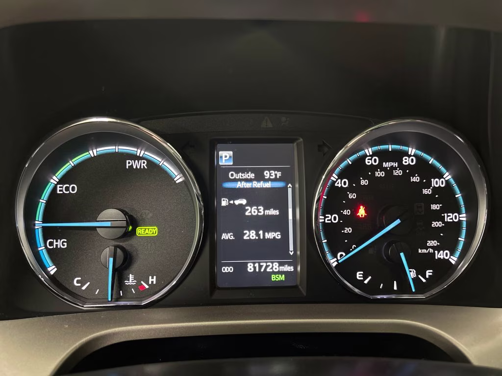 2018 Black Sand Pearl Toyota RAV4 Hybrid XLE AWD SUV