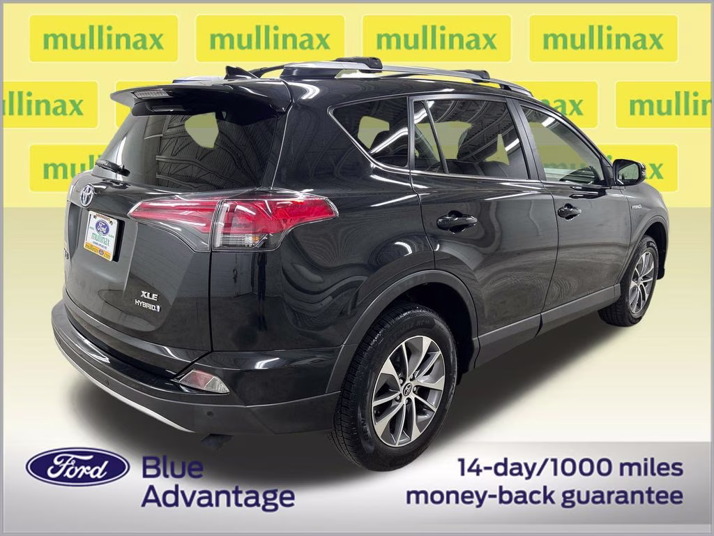 2018 Black Sand Pearl Toyota RAV4 Hybrid XLE AWD SUV