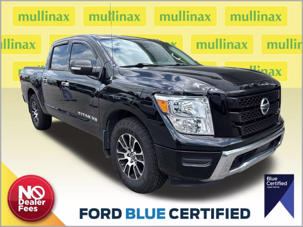 2020 Super Black Nissan Titan SV RWD Truck