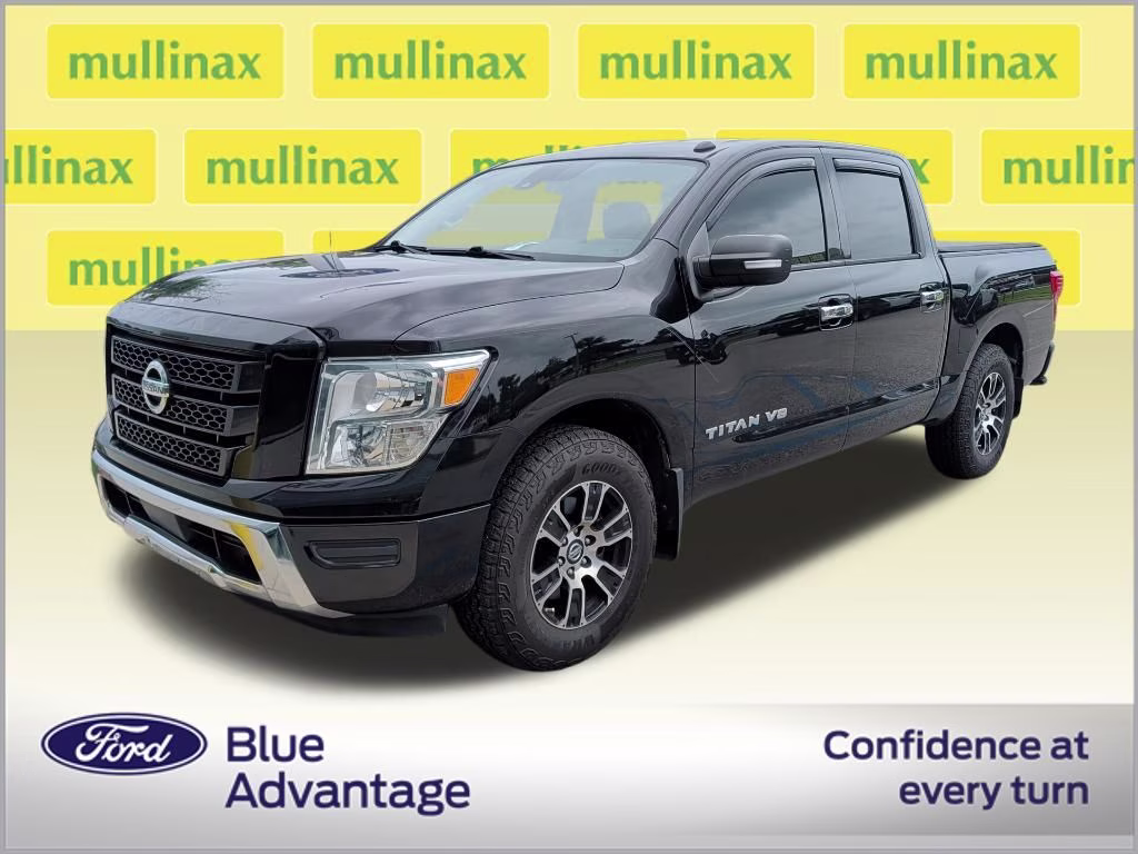 2020 Super Black Nissan Titan SV RWD Truck