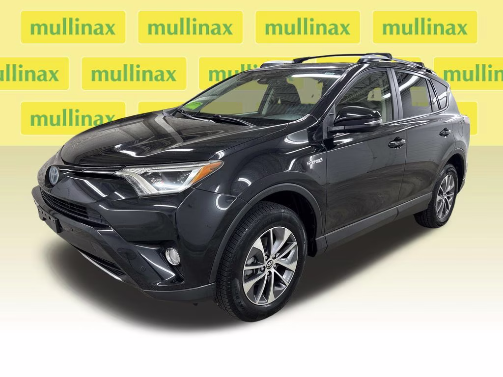 2018 Black Sand Pearl Toyota RAV4 Hybrid XLE AWD SUV