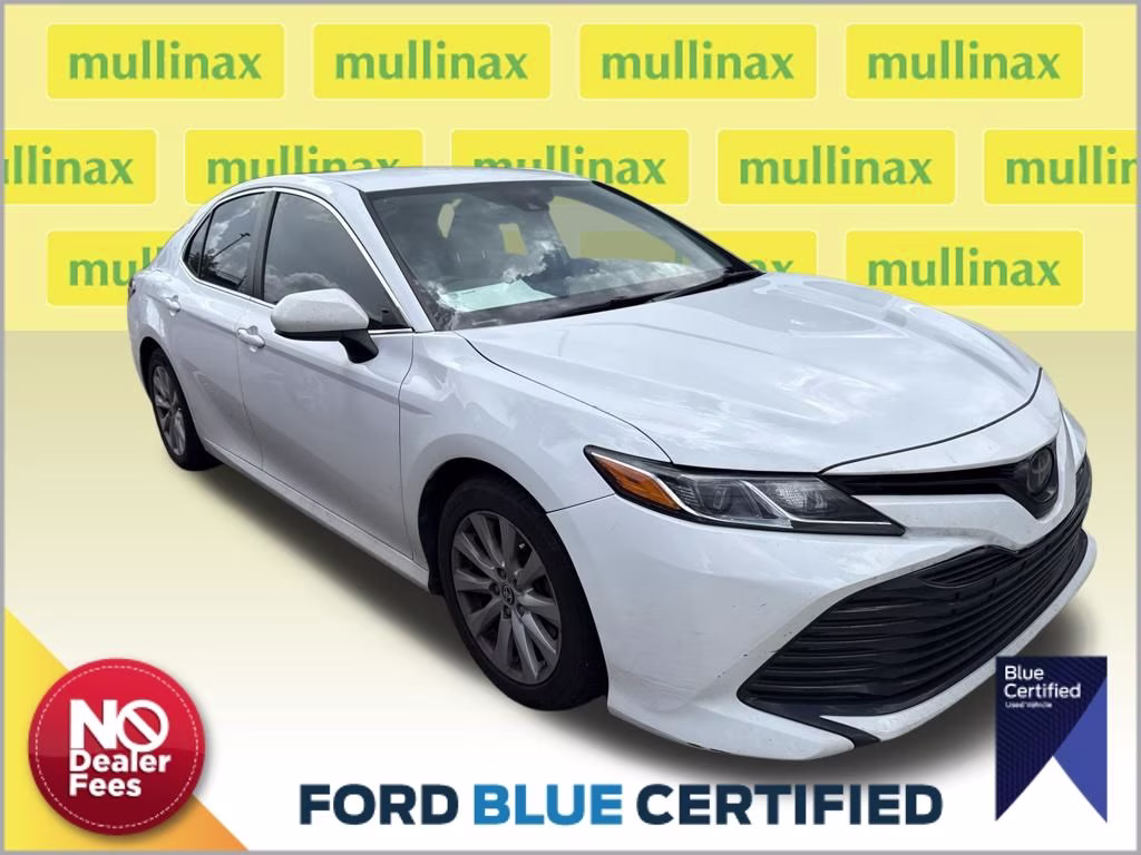 2020 Super White Toyota Camry LE FWD Sedan