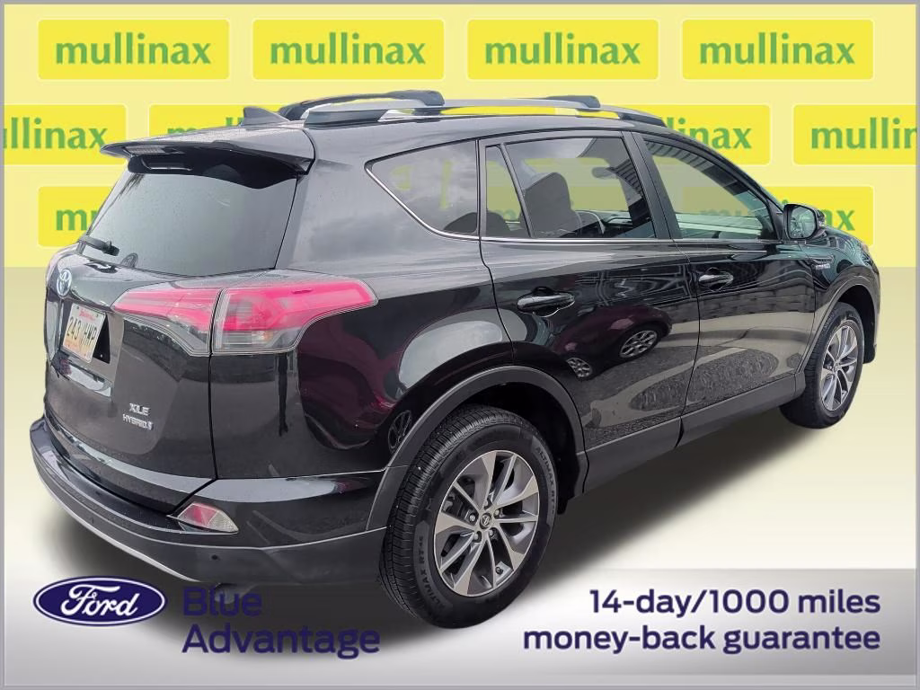 2018 Black Sand Pearl Toyota RAV4 Hybrid XLE AWD SUV