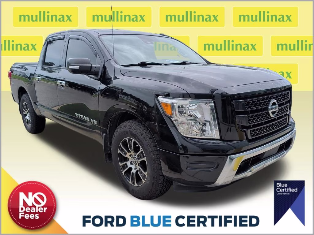 2020 Super Black Nissan Titan SV RWD Truck