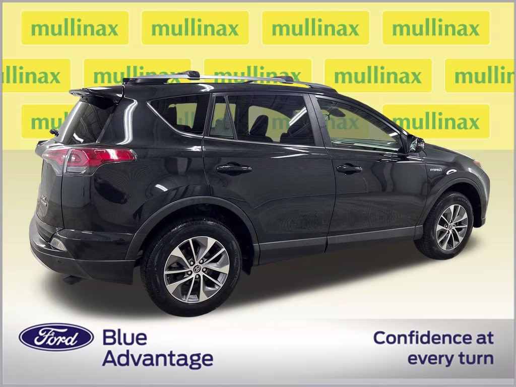 2018 Black Sand Pearl Toyota RAV4 Hybrid XLE AWD SUV