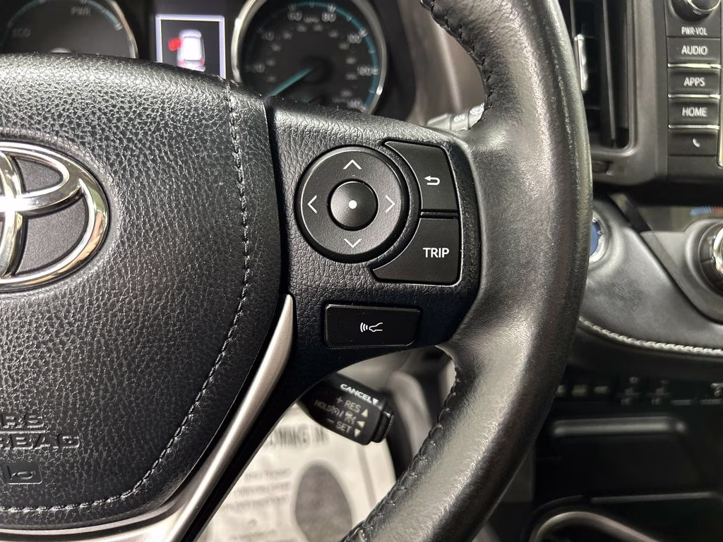 2018 Black Sand Pearl Toyota RAV4 Hybrid XLE AWD SUV