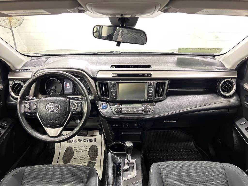 2018 Black Sand Pearl Toyota RAV4 Hybrid XLE AWD SUV