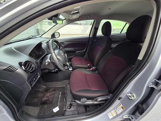 2023 Starlight Silver Metallic w/Black Roof Mitsubishi Mirage G4 Black Edition FWD Sedan