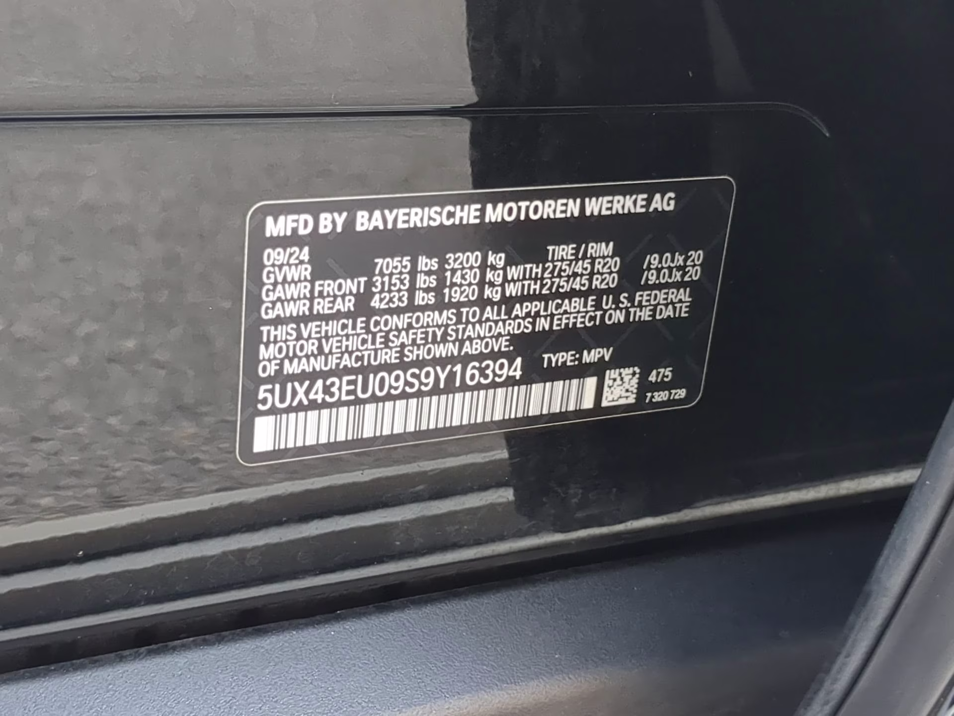 2025 Black Sapphire Metallic BMW X5 xDrive50e AWD SUV